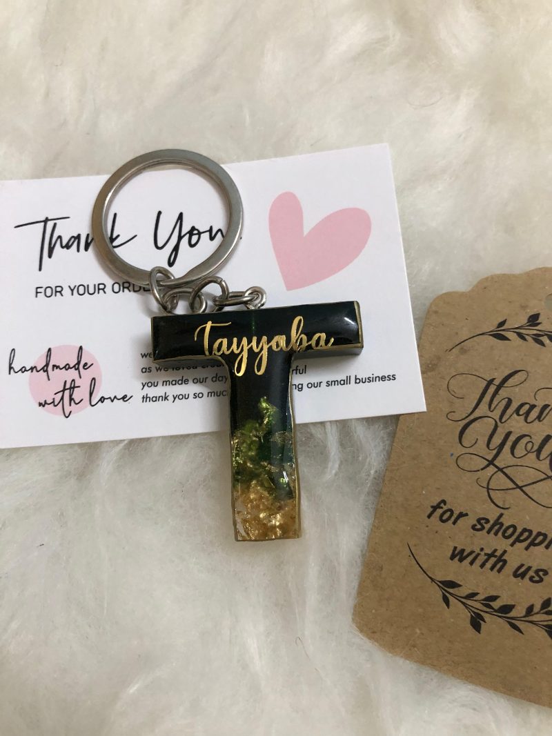 Simple Name Keychain – Personalized & Handcrafted with Love (PKR 350) - Image 3