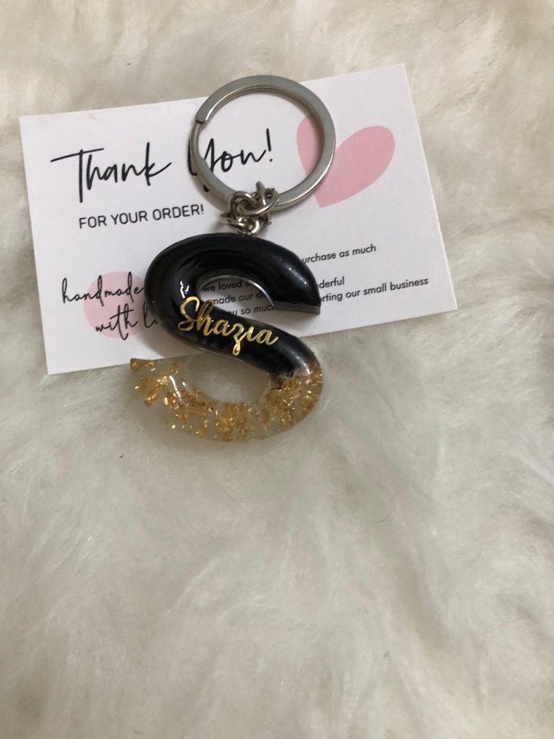 Simple Name Keychain – Personalized & Handcrafted with Love (PKR 350)